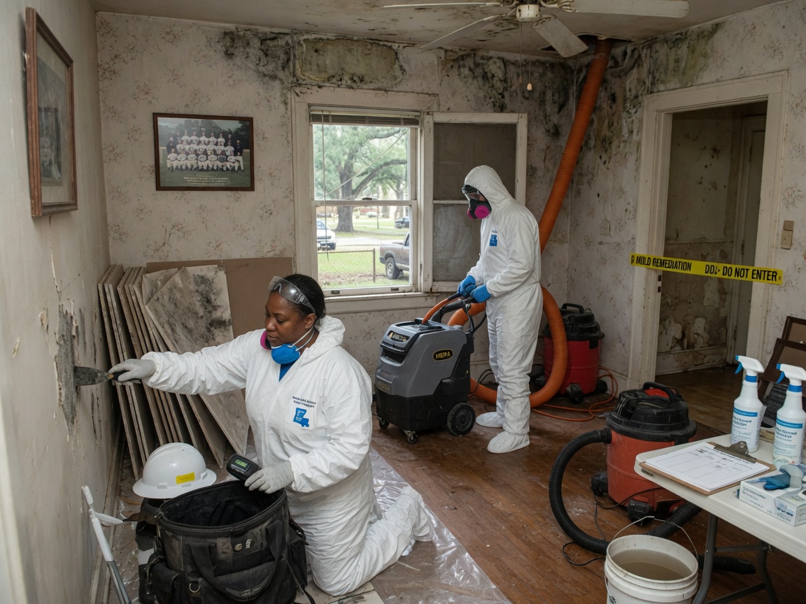 Mold Remediation in Queensborough, LA 71104